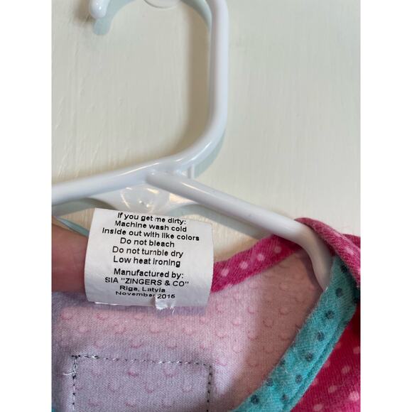 Roki & Zoi long sleeve dress ruffled colorful embellished polka dot Size 12 mon - Picture 6 of 6